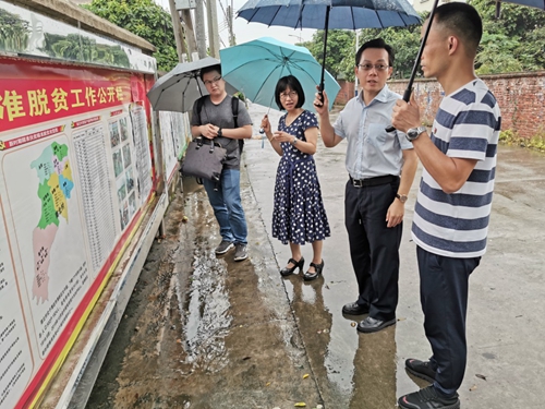 吳少姬副主席現(xiàn)場(chǎng)指導(dǎo)精準(zhǔn)扶貧宣傳工作